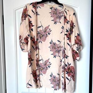 Like New Floral Beach Top Saltwater Luxe -Upscale Beach Boutique -Boho Festival
